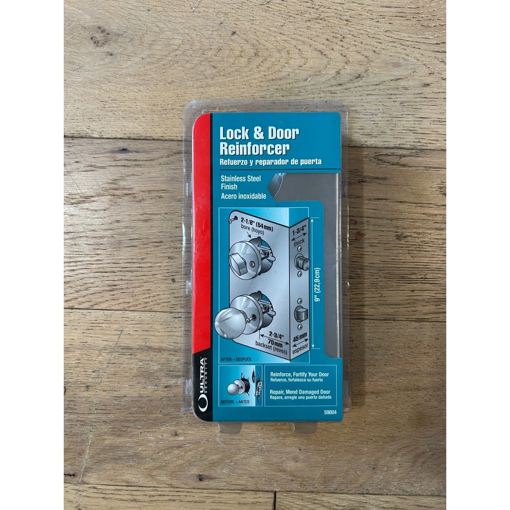 Ultra Lock & Door Reinforcer Stainless Steel Finish